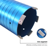 High Quality Laser Welded Arix Segment 1-1/4''-7UNC Thread 82-250mm Diameter Length 450mm Diamond Core Drill Bit for Wet Reinforced Concrete Drilling 