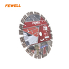 New Design Laser Welded Turbo Diamond Saw Blade for Concrete Block Road Walls Cutting