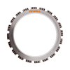 Laser Welded Ring Shape Turbine Segmented Diamond Saw Blade for Cutting Concrete Beton Granite