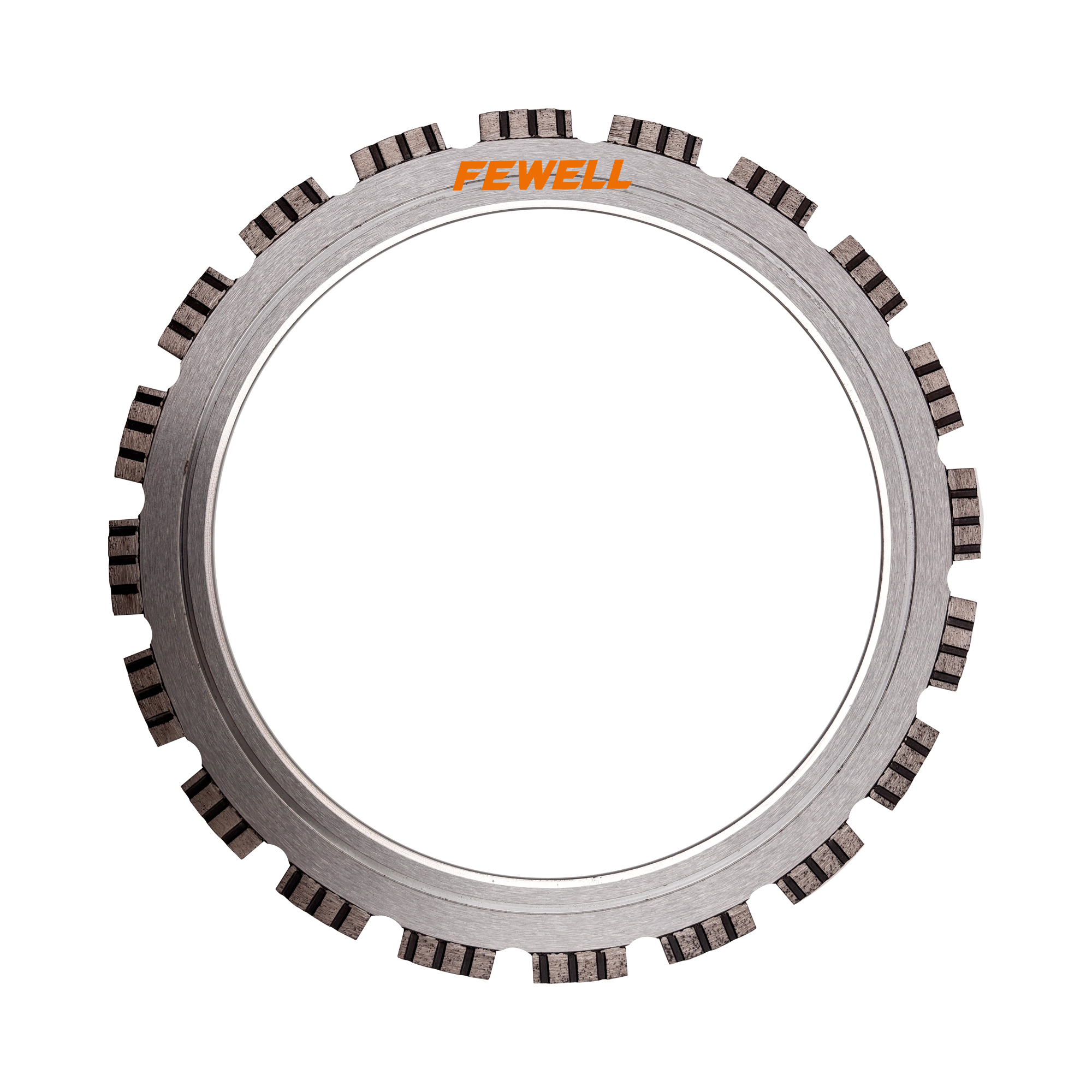 Laser Welded Ring Shape Turbine Segmented Diamond Saw Blade for Cutting Concrete Beton Granite