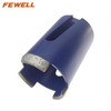 High quality Laser welded 55*10*94*M16 with 2pcs side slot diamond segmented straight segment core drill bit for cutting concrete