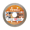 High quality hot press 4inch 105*10mm thin turbo diamond saw blade for cutting tile bricks granite concrete marble