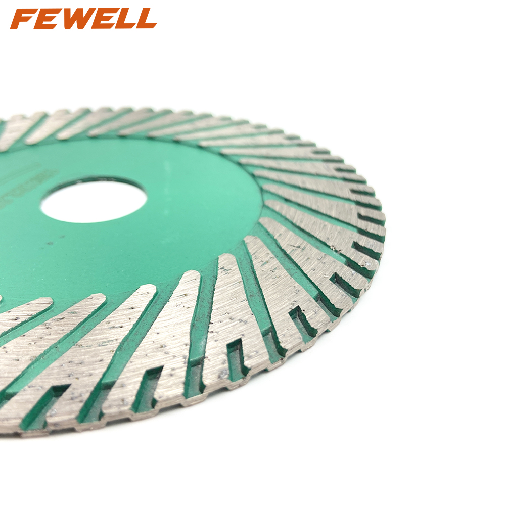 High quality Hot Press 125/230x22.23mm diamond turbo saw blade for cutting and grinding granite