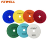 7pcs 4inch 100mm diamond disc flexible polishing Pads set for grinding stone concrete marble granite 