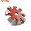Premium quality 120/130*15/17*10*22.23mm Wall Floor heating Grooved Crack Chaser Diamond Tuck Point Saw Blade for grooving concrete