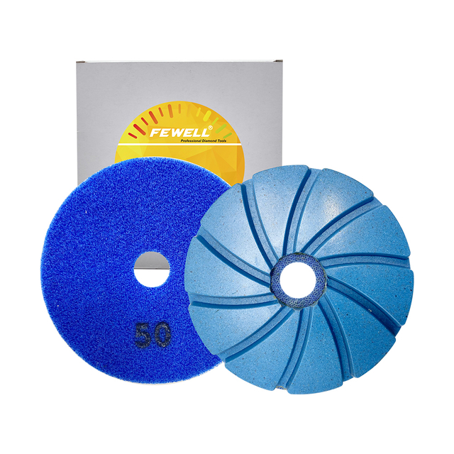DIY 4inch 5inch 100mm 125mm diamond polishing Pads for stone marble concrete granite 