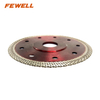 Hot press 115mm super ultra thin turbo diamond wheel saw blade for cutting ceramic tile porcelain