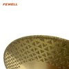 High quality 7inch 180*22.23mm double side triangle shape blade electroplated diamond saw blade for marble 