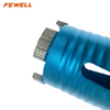 High quality Laser welded 55*10*143*M16 arix segmented turbo diamond core drill bit for concrete
