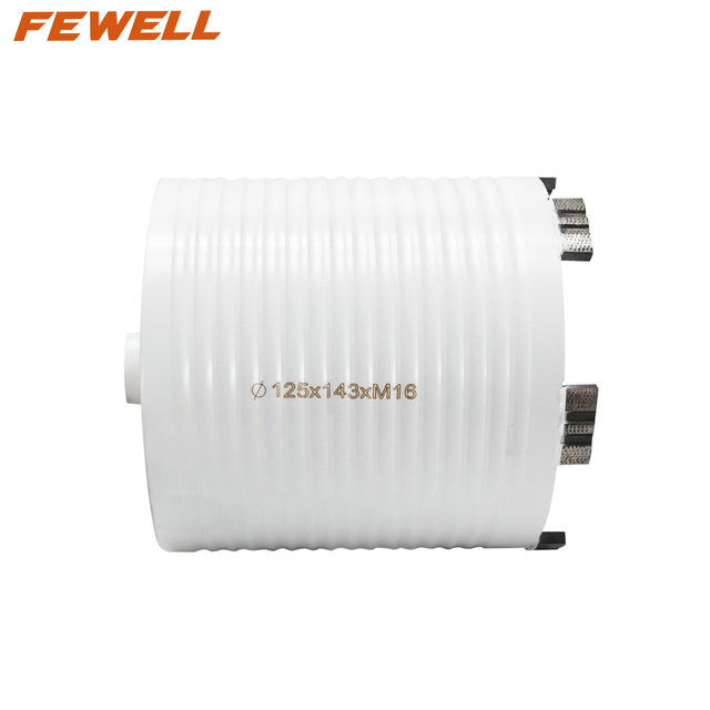 Laser Welded 125*10*143*M16 Premium Quality Arix Segmented Turbo Diamond Core Drill Bit for Drilling Concrete