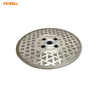 125-230mm Single Side Triangle Shape Electroplated Blade 5-9 Inch M14 Diamond Segmented Saw Blade with Strips for Cutting Marble