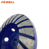 High quality Cold Press sintered 4inch 100*M14mm diamond turbo iron wheel radians grinding cup wheel for concrete granite stone