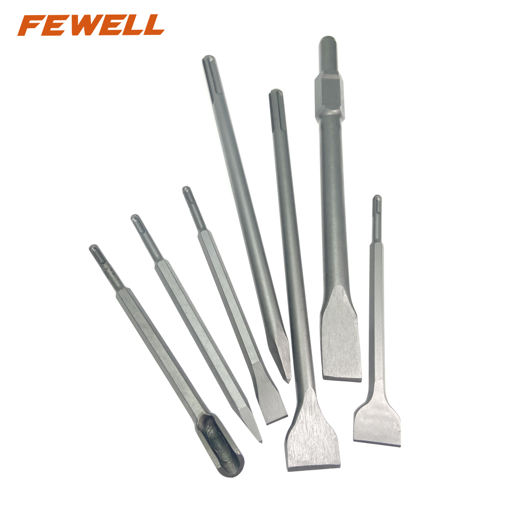 High quality 14x250x22mm SDS Plus Electric Hammer Drill Groove Gouge Chisel for Cutting Narrow Channels Into Concrete