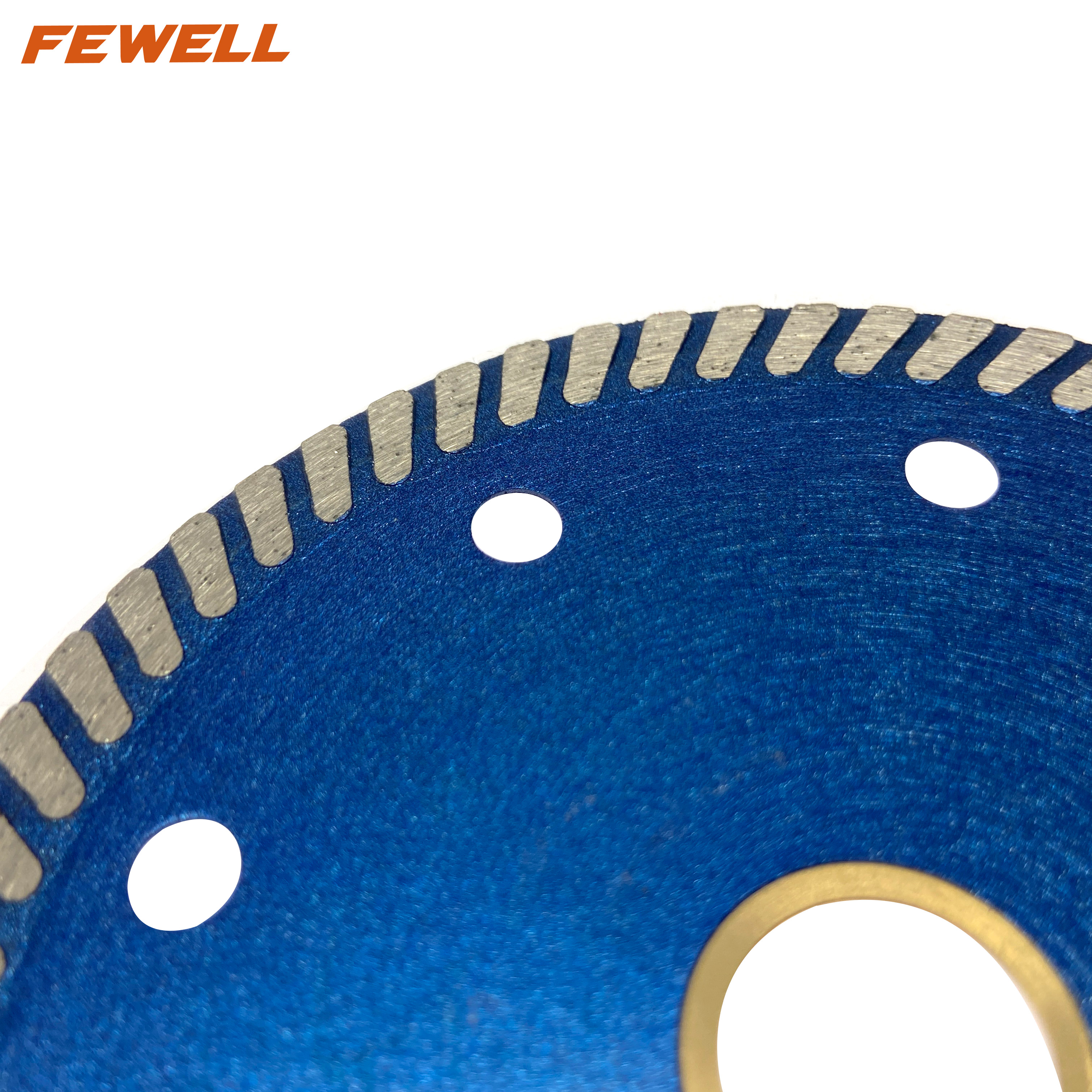 Premium quality hot press 4inch 105*1.2*7*20mm super thin turbo diamond saw blade for cutting tile porcelain 