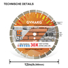 High Quality Cold Press 12-14inch 300-350mm Segment Height 15mm Diamond Segmented Saw Blade for Cutting Concrete Brick Granite Masonry