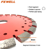 200/220mm*8*30mm U type grooving Tuck Point Saw Blade For Cutting Concrete Walls Brick