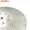 230*M14 double side electroplated blade 9inch diamond segmented saw blade for cutting marble and granite