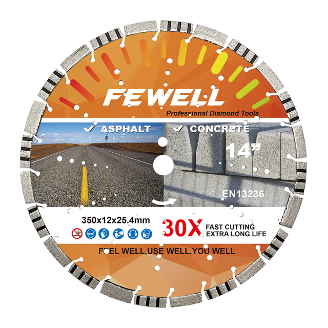 12/14/16/20 inch 300/350/400/500*25.4mm laser welded diamond saw blade for cutting Hard/Reinforced Concrete, Asphalt, Granite, Terrazzo
