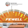 High quaity Cold Press 14inch 350*3.2*15*25.4mm sintered diamond segmented diamond saw blade for dry cutting general purpose
