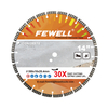 High quality 14inch laser welded 350*10*25.4mm segmented turbo diamond saw blade for cutting concrete