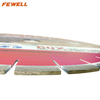 Premium quality 14/16inch 350/400*15/20*60 with 50mm ring Silver Brazed silent steel core arix segment diamond saw blade for cutting granite