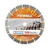 High quality Cold Press 9/14/16inch 230/350/400*15 diamond segmented turbo saw blade for cutting concrete