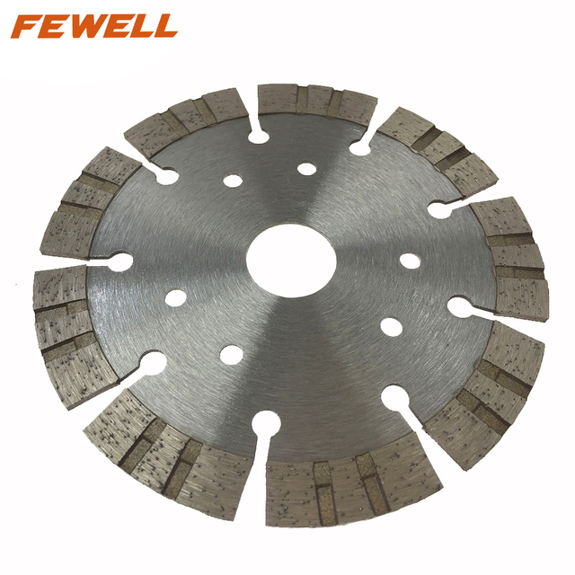 High quality Cold Press 5/9inch 125/230*12*22.23mm sintered diamond segmented turbo diamond blade disc for cutting beton concrete