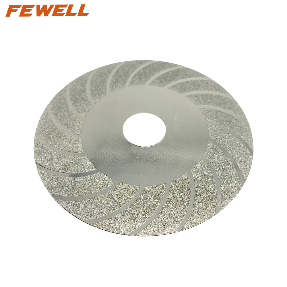 High quality 4inch 100*1.0*20*20mm turbo super thin electroplated diamond saw blade for ceramic tile