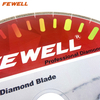 Premium quality Silver brazed 14/16inch 350/16*10*60mm J-slot segmented diamond saw blade for cutting Dekton