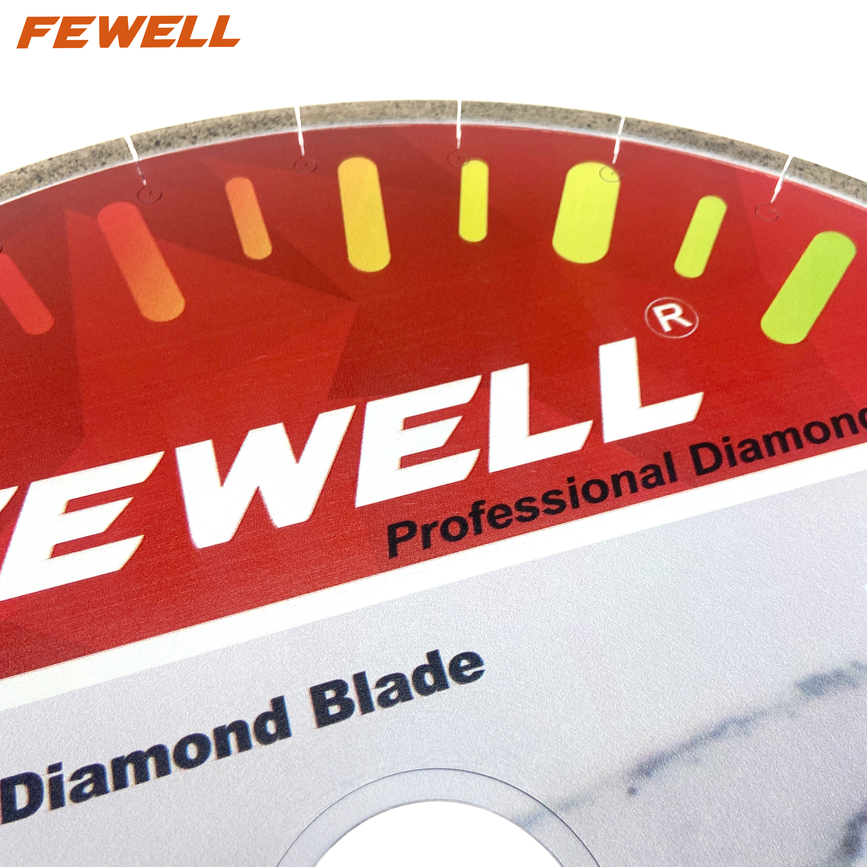 Premium quality Silver brazed 14/16inch 350/16*10*60mm J-slot segmented diamond saw blade for cutting Dekton