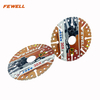 High quality Vacuum Brazed Segmented 4-5inch 100-125mm multi purpose Diamond saw Blade for Granite marble brick metal stainless steel