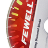 Premium quality Silver brazed 14/16inch 350/400*10*60mm segmented Oblique cut 45° diamond saw blade for Dekton