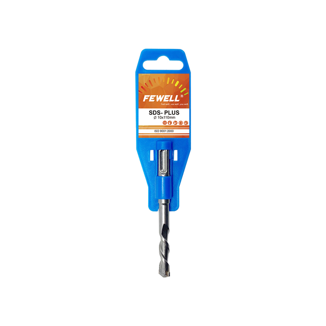 High quality SDS Plus Carbide Flat Tip 10*110mm size Single Flute Electric hammer Drill Bit for Concrete Granite