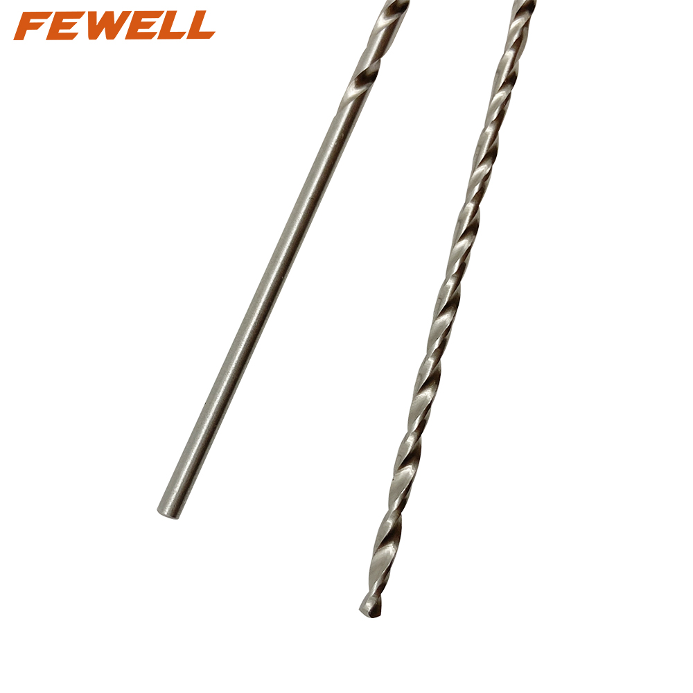 High quality 4241 straight shank HSS 3-12mm extra long twist drill bits for drilling wood,thin iron metal,Insulated foam board