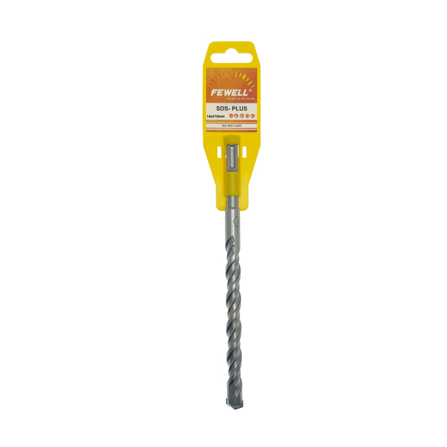 High quality SDS Plus Carbide Single Flat Tip 14mm Double Flute Electric hammer Drill Bit for Granite Concrete wall Masonry 