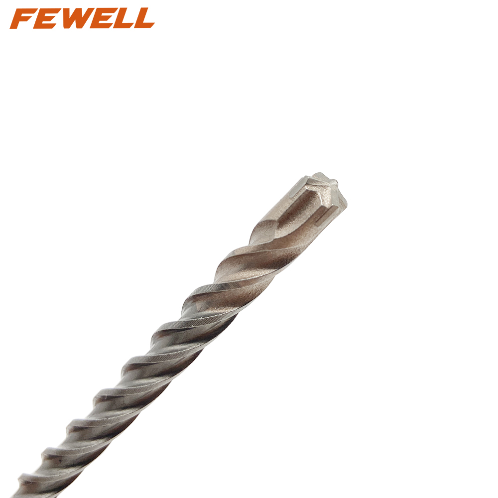 Top quality SDS Plus tungsten Carbide cross Tip 8/10/12/14/16mm single Flute Electric rotary hammer Drill Bit for Concrete wall rock Granite