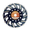 High quality 5inch 125/130*5mm Silver Brazed diamond cup diamond grinding wheel for concrete stone