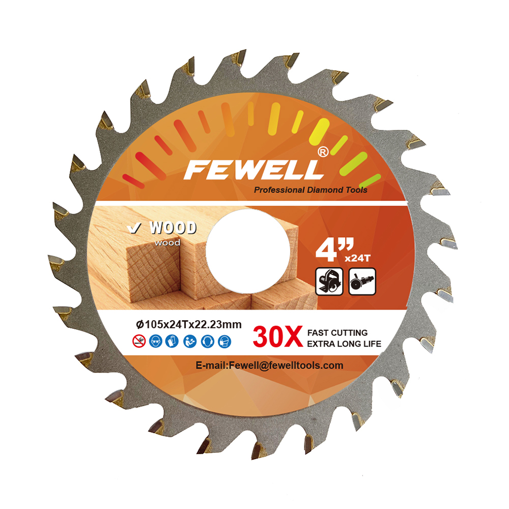 High quality 105*24T/30T/40T*22.23 tct circular saw blade for wood cutting