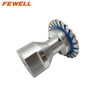 High quality 40/50/65/80/105mm with M14 aluminum flange Hot Press diamond fine turbo saw blade for cutting granite concrete