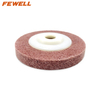 100x16mm 4in nylon Abrasive Buffing surface grinding Non Woven fiber Polishing wheel For Stainless Steel metal