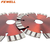  High quality Laser welded 115/125*12*22.23mm 4.5/5inch diamond segmented turbo saw blade for cutting concrete