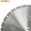16inch laser welded 400*15*25.4mm cooling holes diamond saw blade for cutting concrete