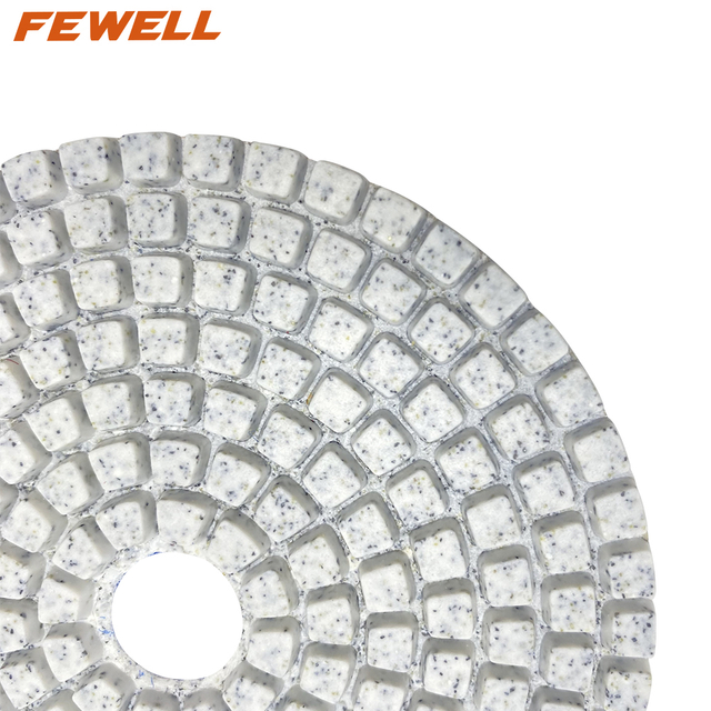 High quality 4inch 80mm 50# 100# 200# 400# 800# 1500# 3000# 7step Diamond polishing Pads for Ceramic Tiles Granite Marble 