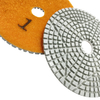 High quality 4inch 100mm 3 step diamond polishing Pads for terrazzo ceramic marble concrete granite 