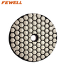 4inch 100mm 7 step dry diamond abrasive polishing Pads for ceramic marble concrete granite stone
