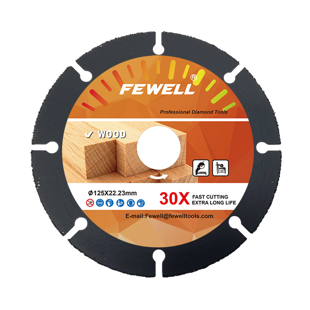 Vacuum Brazed Coarse Grit Tungsten Carbide saw blade for cuttng Wood Plastic with Nail