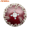 High quality Hot Press 4inch 105*8*M14 flange diamond saw blade for cutting granite stone