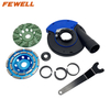 Cold Press 2PCS 5inch 125*22.23 diamond grinding cup wheel set for polishing concrete stone