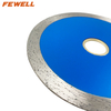 High quality 105*1.7*10*20mm cold Press 4inch continuous rim diamond cutting disc for cutting tile