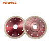 Hot press 115mm super ultra thin turbo diamond wheel saw blade for cutting ceramic tile porcelain
